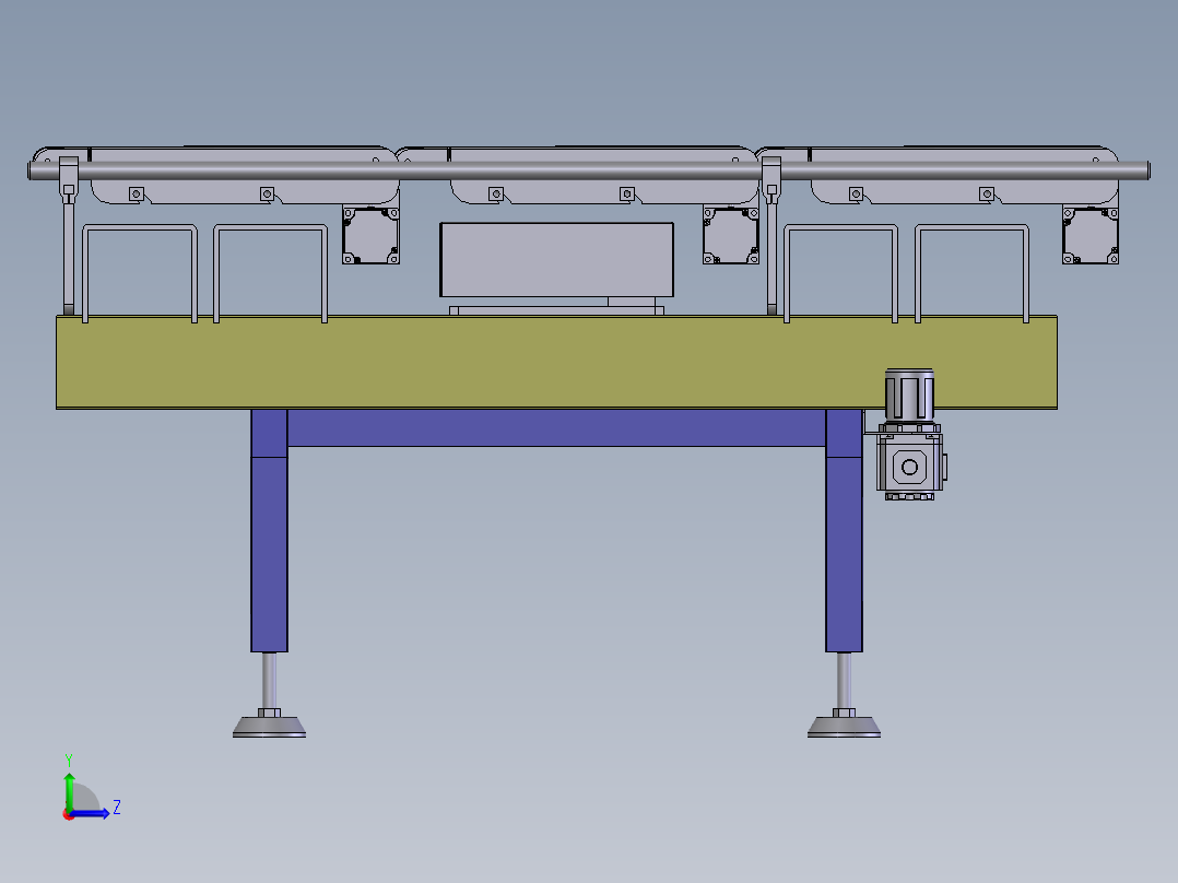 E189 称重输送带左视图