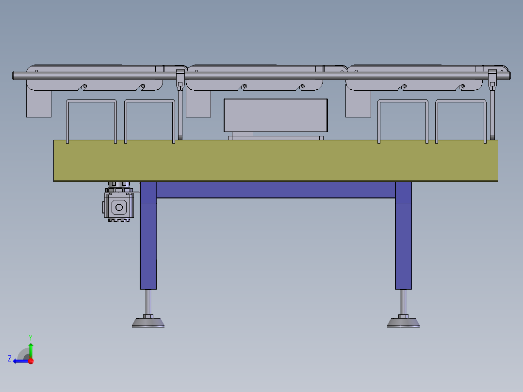 E189 称重输送带右视图