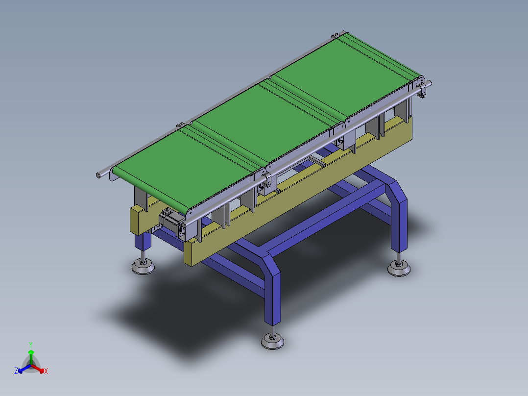 E189 称重输送带正等轴测图
