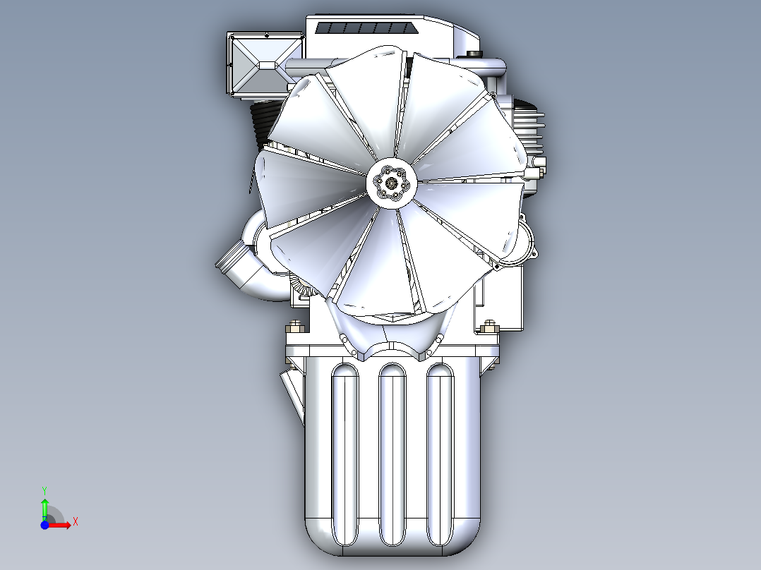 10_底特律柴油机前视图