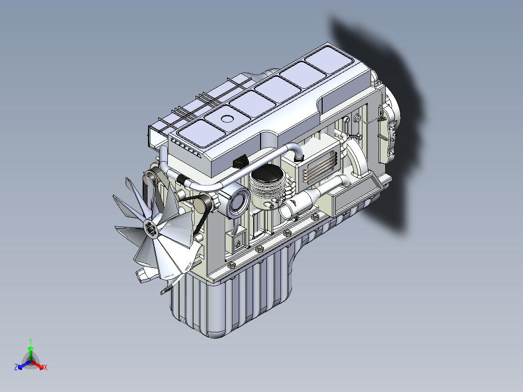10_底特律柴油机正等轴测图