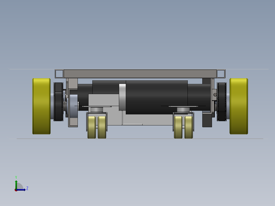 锂电池AGV小车 任务左视图