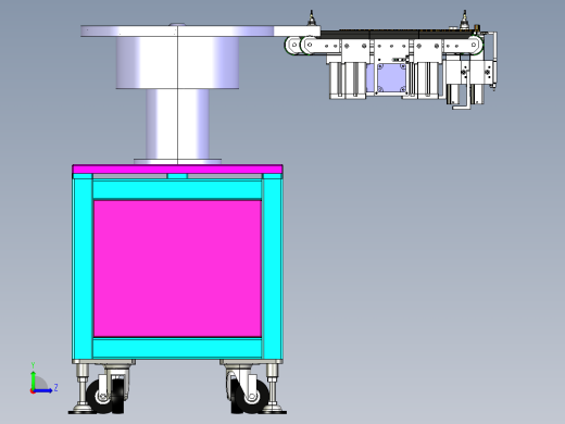 轴承齿轮振动盘送料左视缩略图