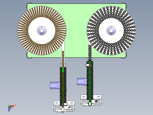 轴承齿轮振动盘送料俯视缩略图