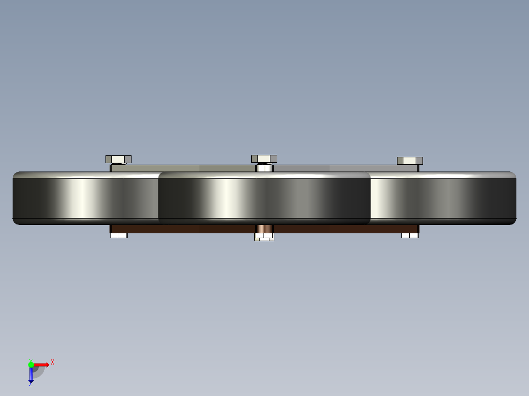 三轮爬梯车俯视图
