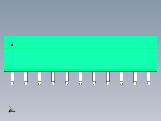 DEGSON 15EDG 系列 3.5mm 插拔式接线端子 FullPack-15EDGVC-3.5-11P-14-00AH前视缩略图