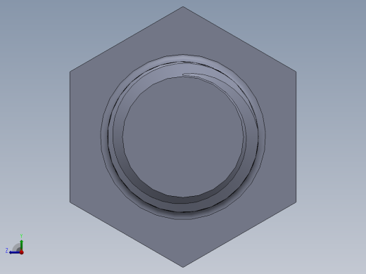UNC 六角螺栓-Hex Bolt 0.625-11 x 6.SLDPRT右视缩略图