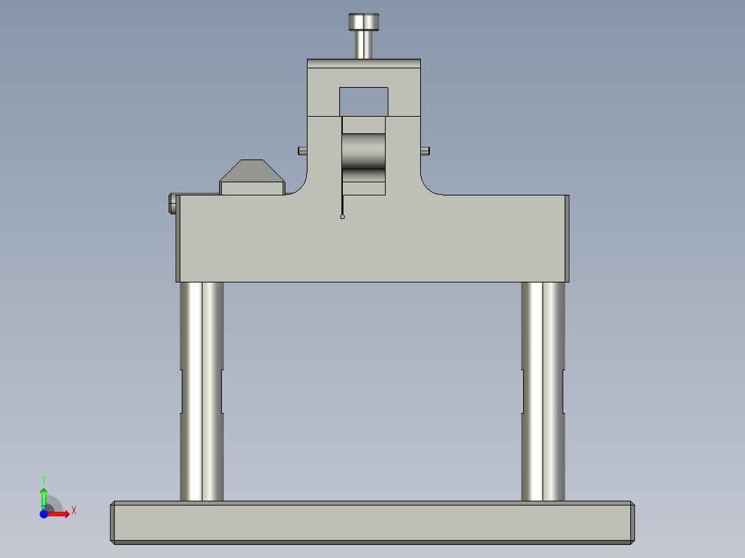 热缩管下料治具前视图
