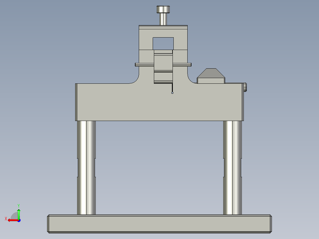 热缩管下料治具后视图