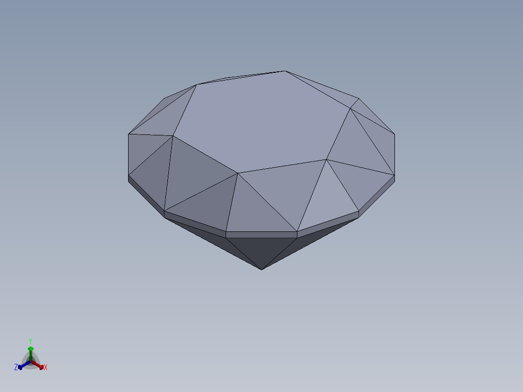 钻石正等轴测图