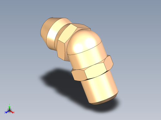 黄油嘴-角度正等轴测缩略图