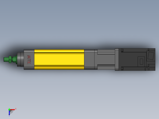 电动缸MES40-D-400W俯视缩略图