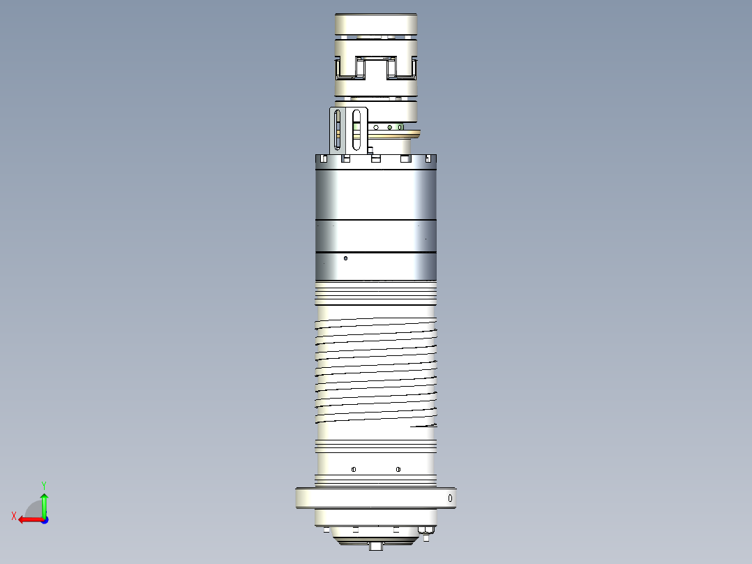 BT40-140短鼻直联主轴-中心出水=611792==10后视图