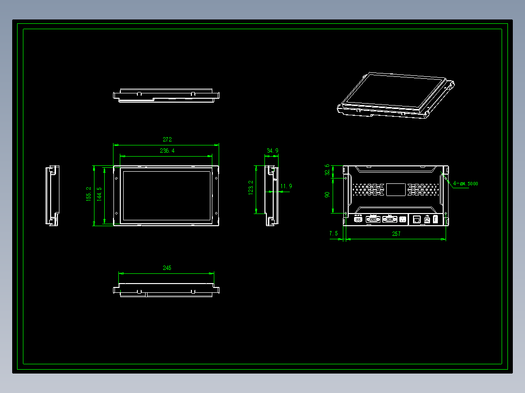 人机界面TGMA63(B)-211023_dwg外观图