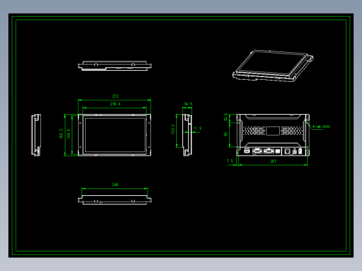 人机界面TGMA63(B)-211023_dwg外观图