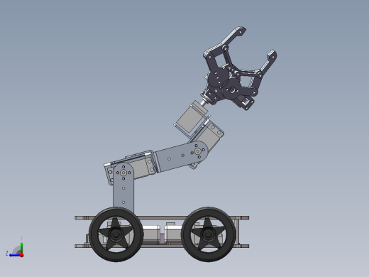 车载机械手SW三维图==670835==50