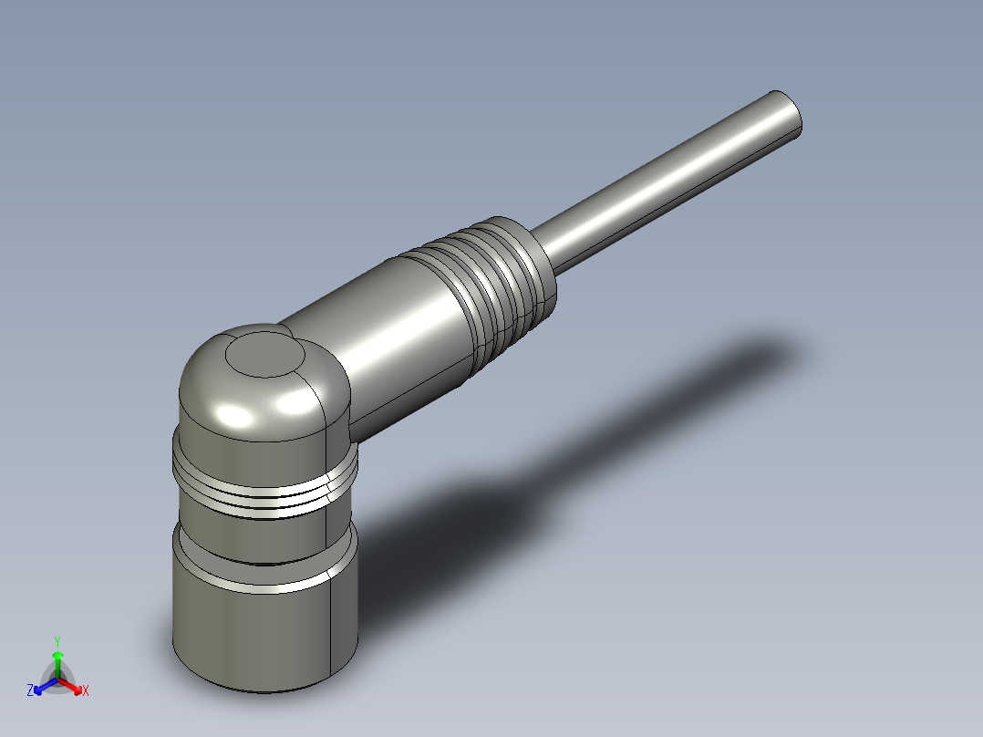 基恩士PX-10C(P)_connector_3_kc图纸模型主视图