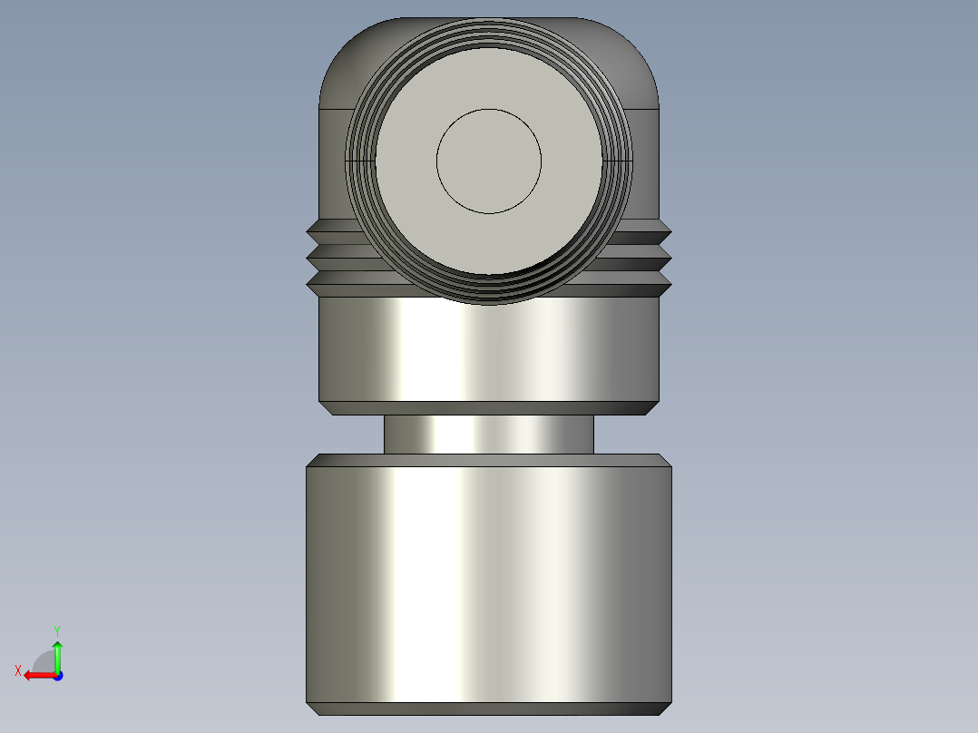 基恩士PX-10C(P)_connector_3_kc图纸模型后视图