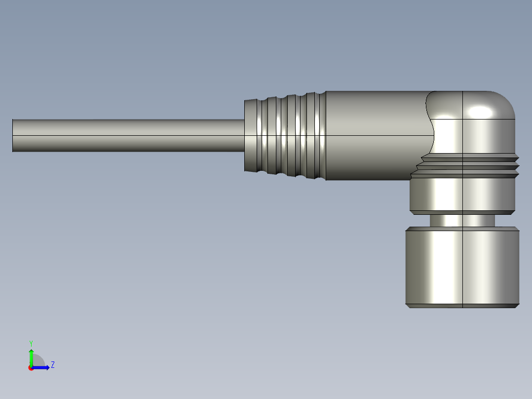 基恩士PX-10C(P)_connector_3_kc图纸模型左视图