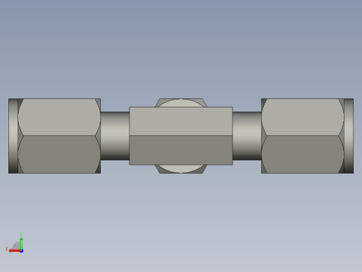 卡套式工业通用硬管接头4_s5bu-s后视缩略图