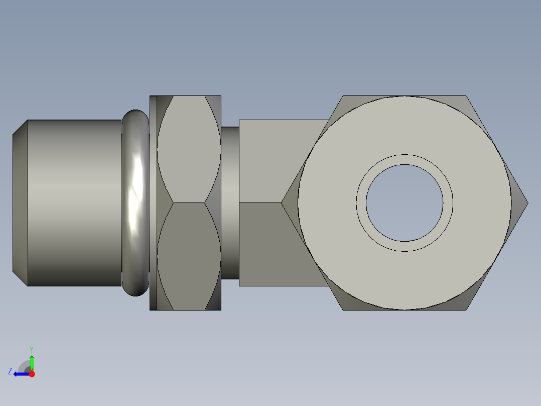 卡套式工业通用硬管接头4_s5bu-s右视图