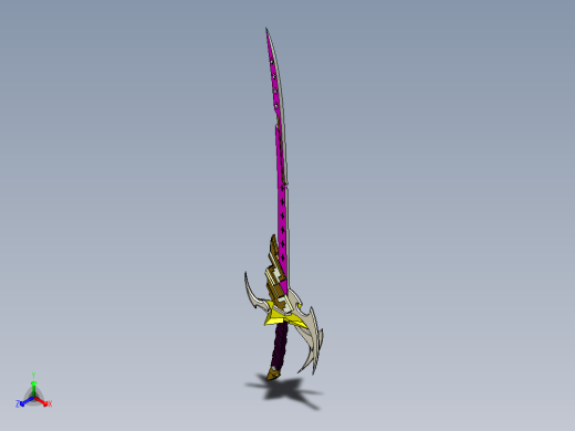 游戏道具源深冲击武士刀