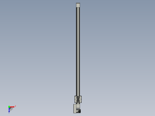 威洛博直线电机模组EB8-L100-S1900-BR-P75-MS3俯视缩略图