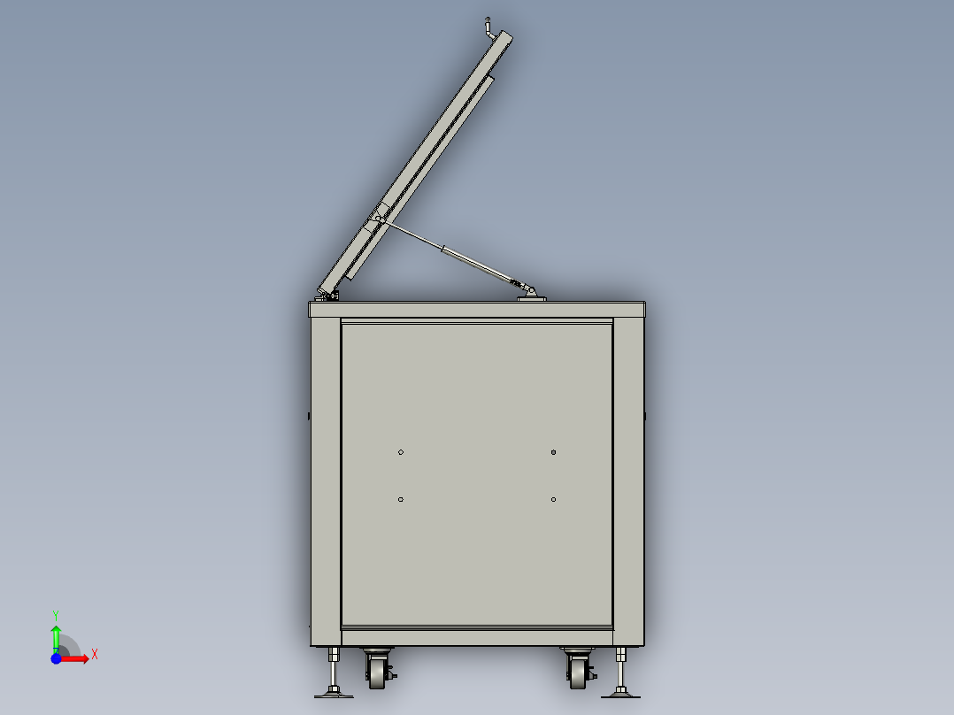 高压管件清洗设备前视图