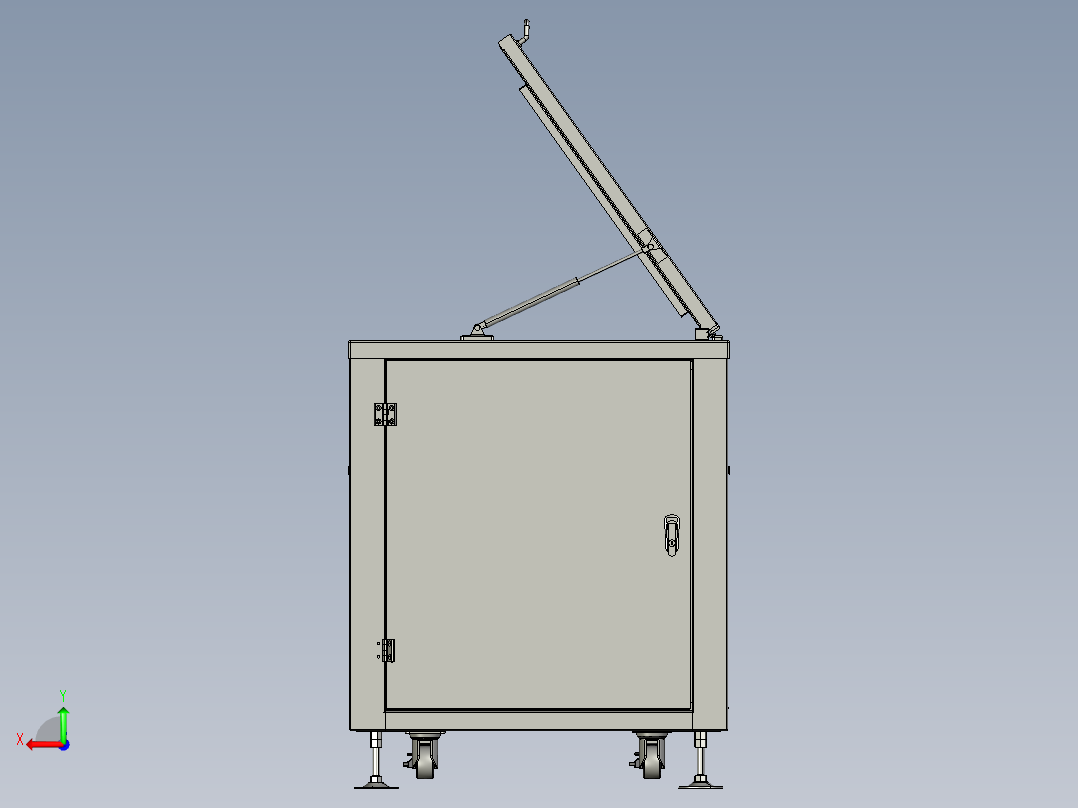高压管件清洗设备后视图