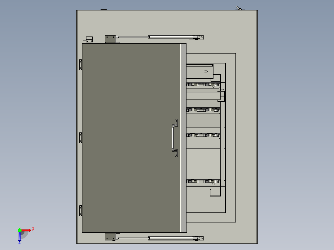 高压管件清洗设备俯视图
