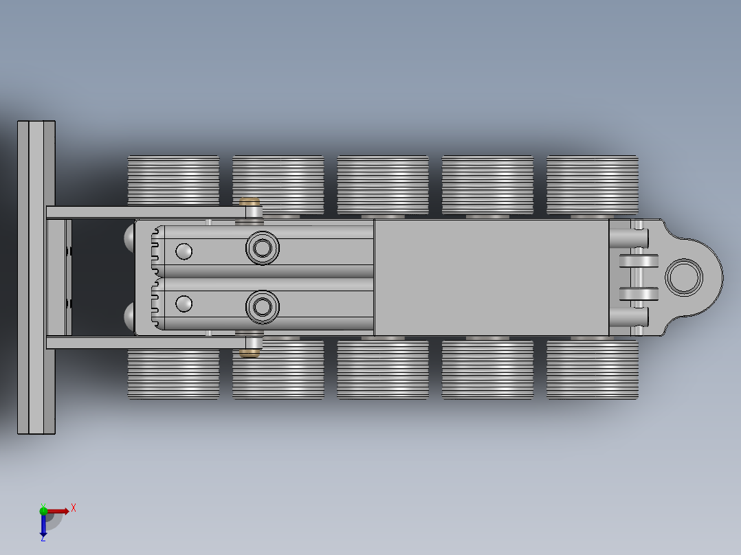 木质玩具装载机 SW STP俯视图