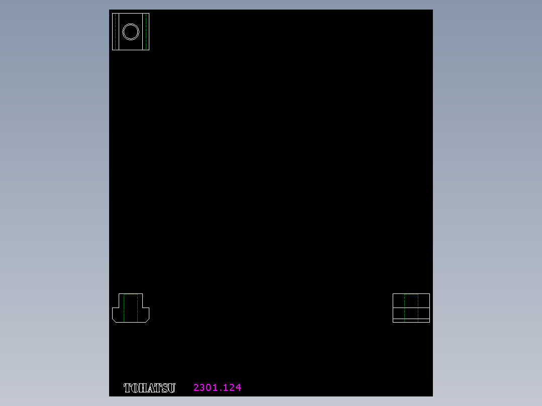 T 螺帽(A)2301-2D多系列多零件图纸模型