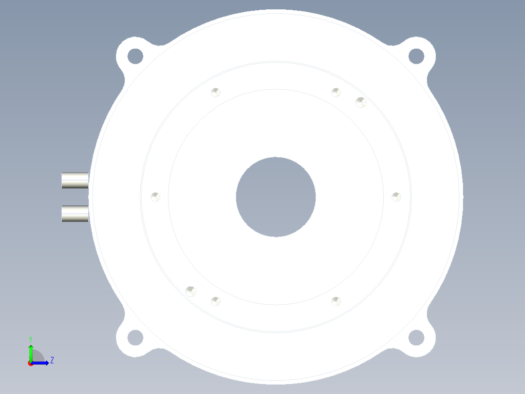 280-135直驱电机左视图