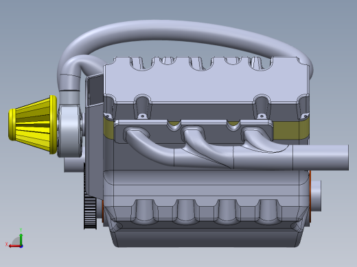 motor-v6六缸发动机简易后视缩略图