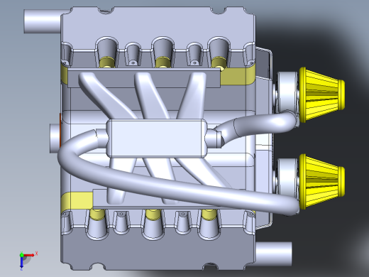 motor-v6六缸发动机简易俯视缩略图