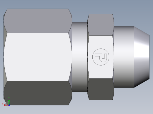 卡套式工业通用硬管接头EO_Weld_connector_AS10L后视缩略图
