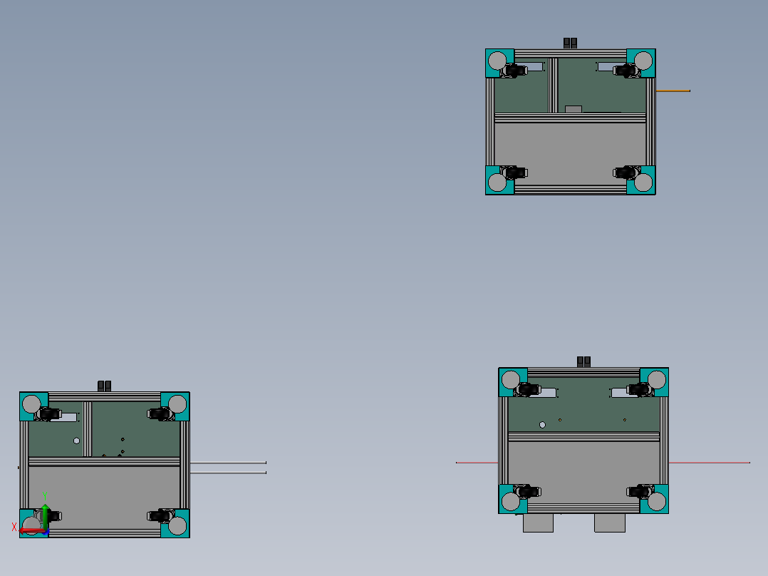 弹簧绕线机 3后视图
