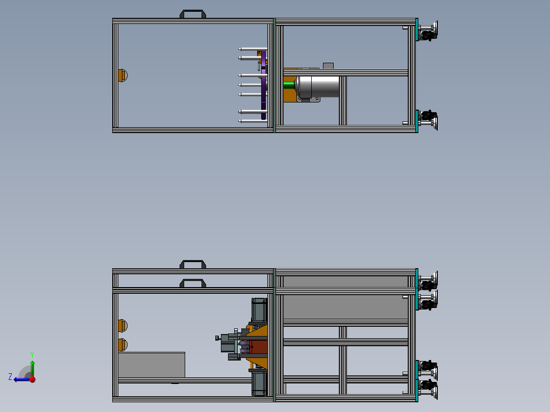 弹簧绕线机 3右视图