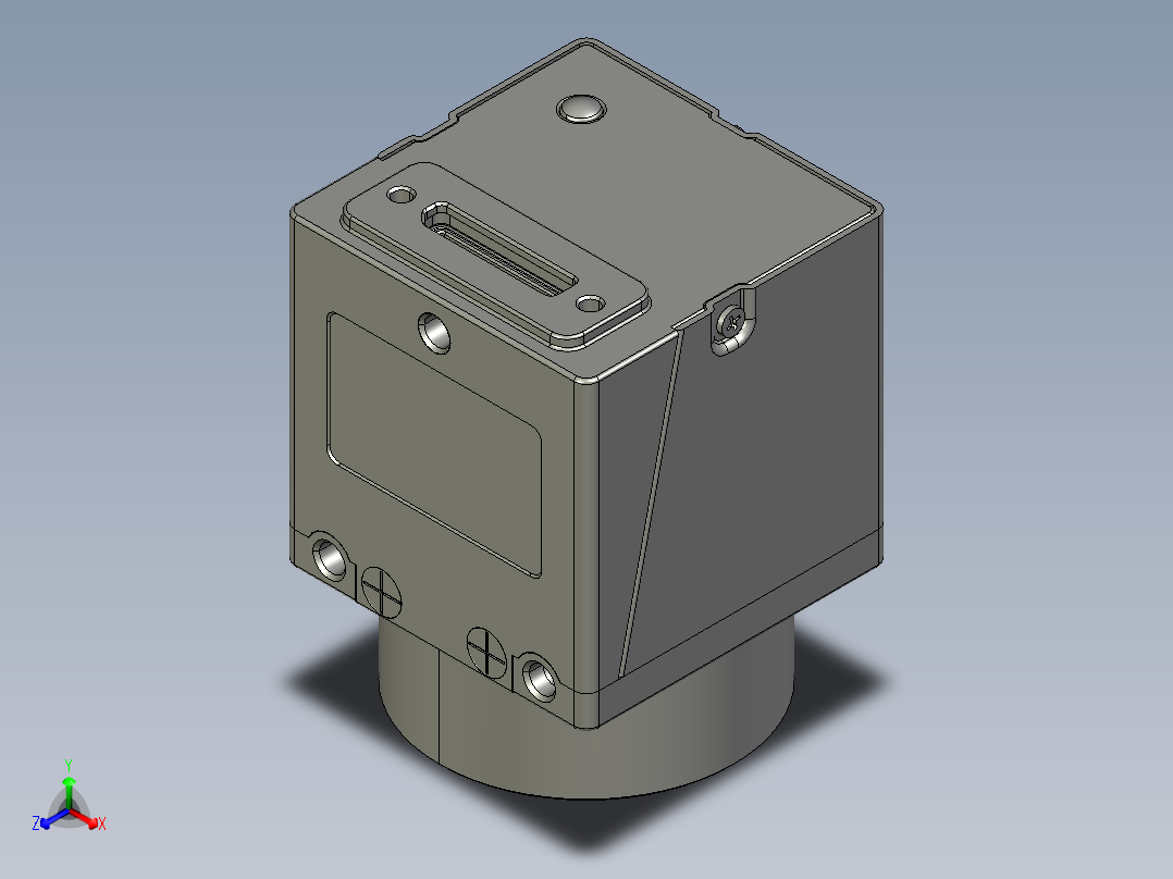 大恒相机镜头Daheng_MER-U3-L_3D_Drawing (1)多系列图纸