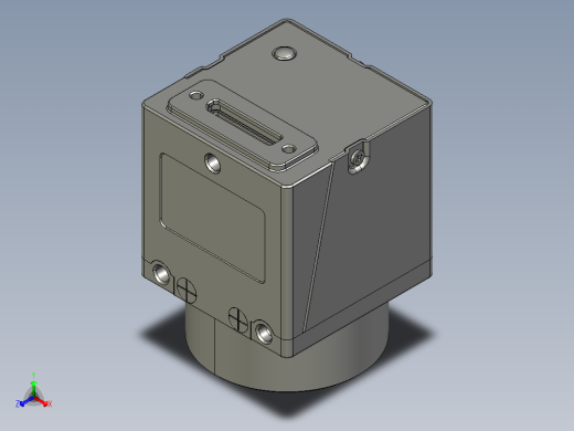 大恒相机镜头Daheng_MER-U3-L_3D_Drawing (1)多系列图纸