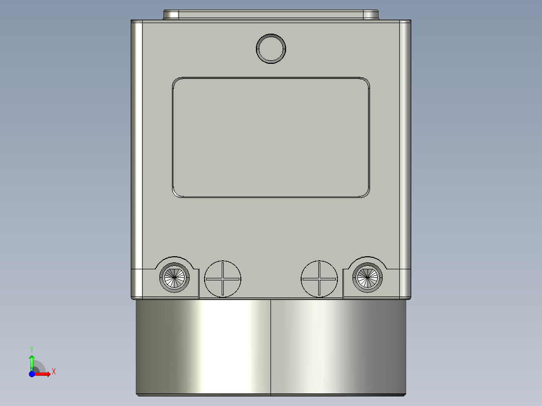 大恒相机镜头Daheng_MER-U3-L_3D_Drawing (1)多系列图纸前视图