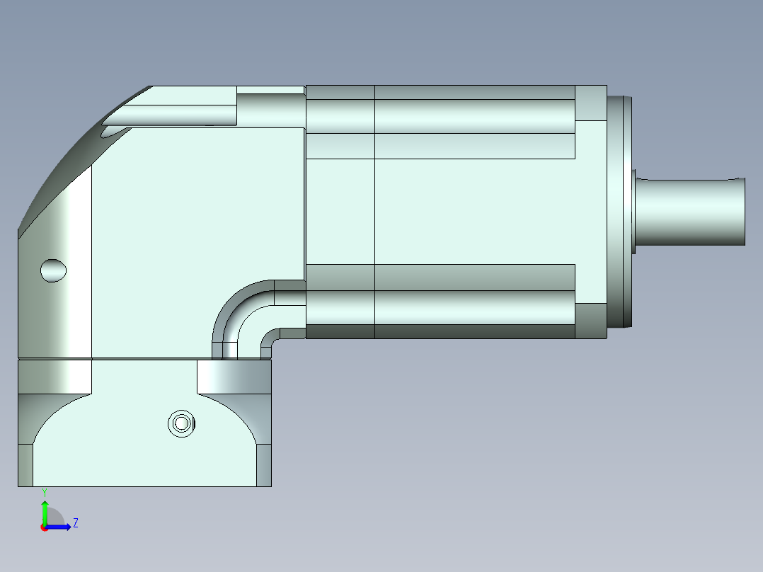 直齿ZPLX120-L3 22-110-145-M8.stp左视图