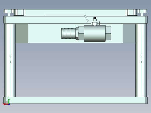 C15C-cnc2笔记本CNC工装夹具三维模型-0823后视缩略图