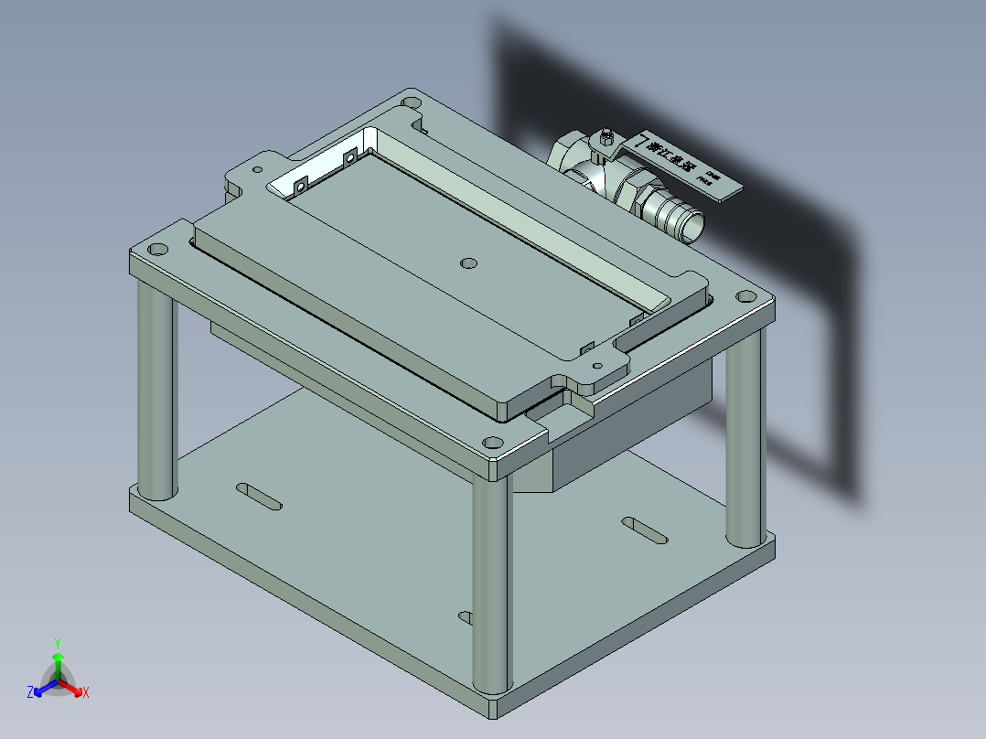 C15C-cnc2笔记本CNC工装夹具三维模型-0823正等轴测图
