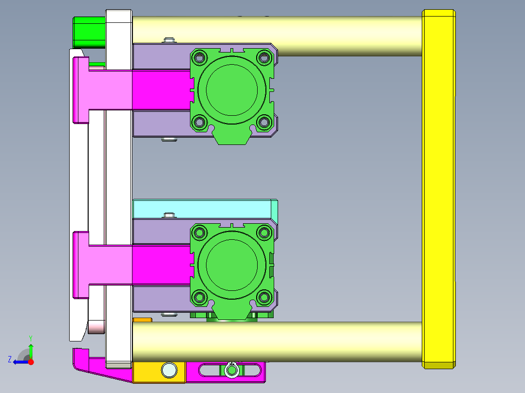 FONE-D-笔记本CNC工装夹具三维模型CNC1-0807右视图