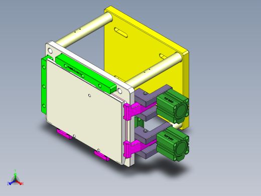 FONE-D-笔记本CNC工装夹具三维模型CNC1-0807正等轴测缩略图