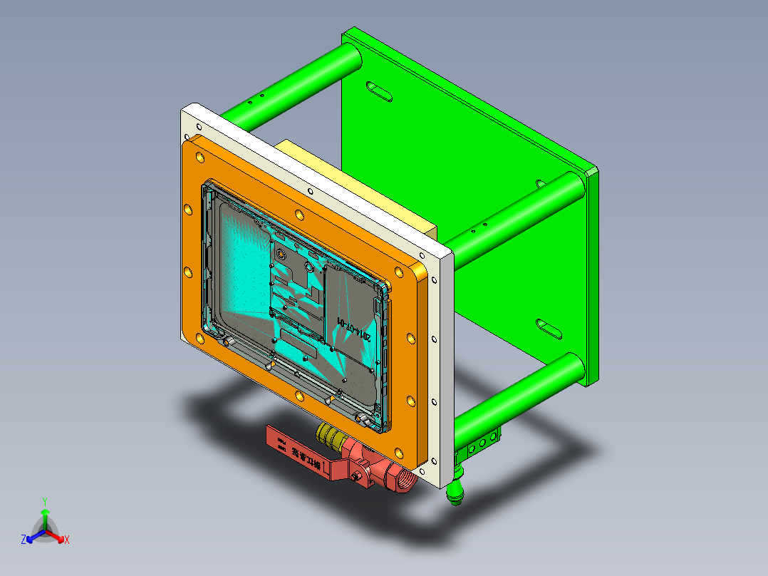 FONE-D-笔记本CNC工装夹具三维模型CNC3