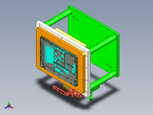 FONE-D-笔记本CNC工装夹具三维模型CNC3