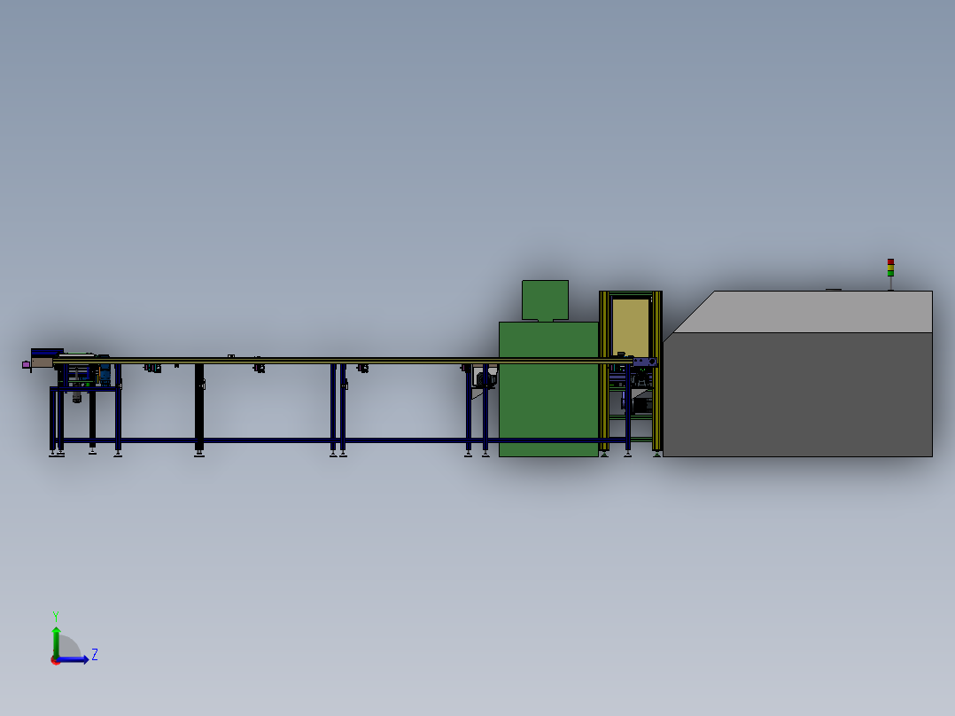循环线体sw20可编辑左视图
