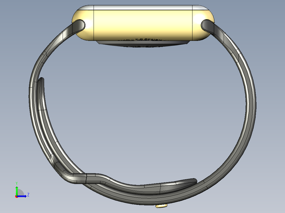 42mm苹果智能手表(多格式)外型左视图